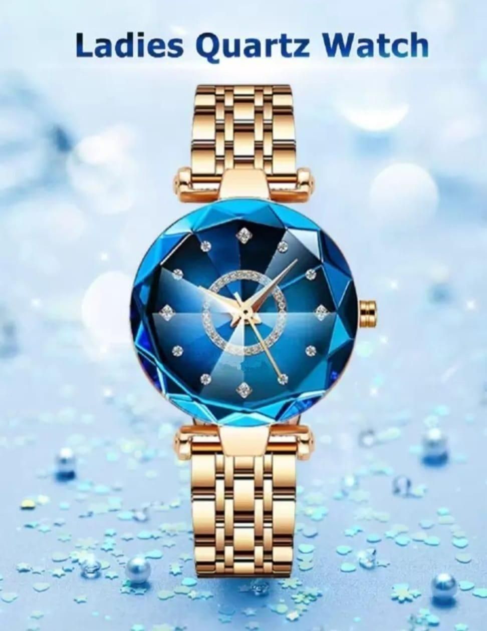 Women's Beautiful Diamond Shape Watch - "Gift for your loved once"