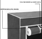 4 Rack Collapsible Wardrobe Cabinet and Shoe Rack - Easy installation & portable