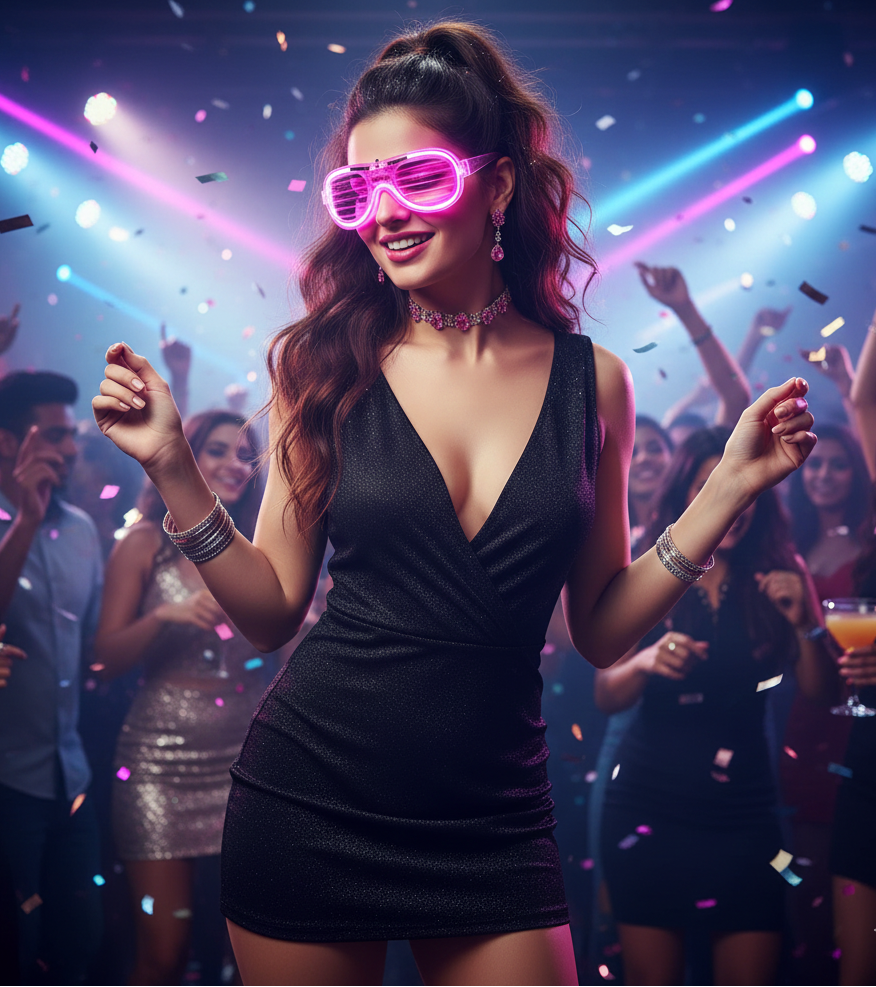 Party Led Glasses Set of 3 Glasses )